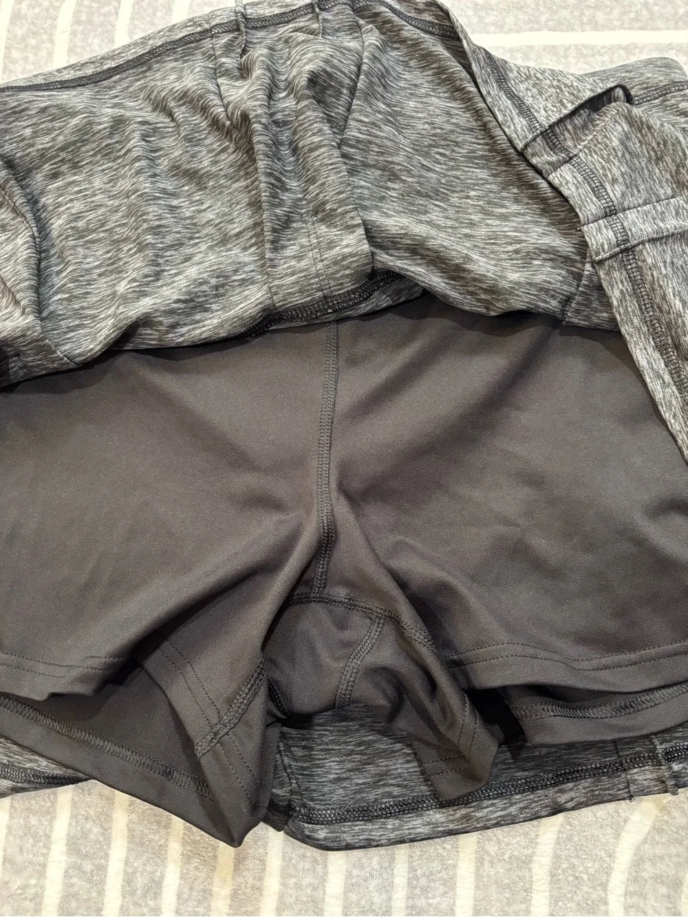 Skort tek gear Women's Dark Charcoal Athletic Skirt, XL, NWT, Gray, Grey